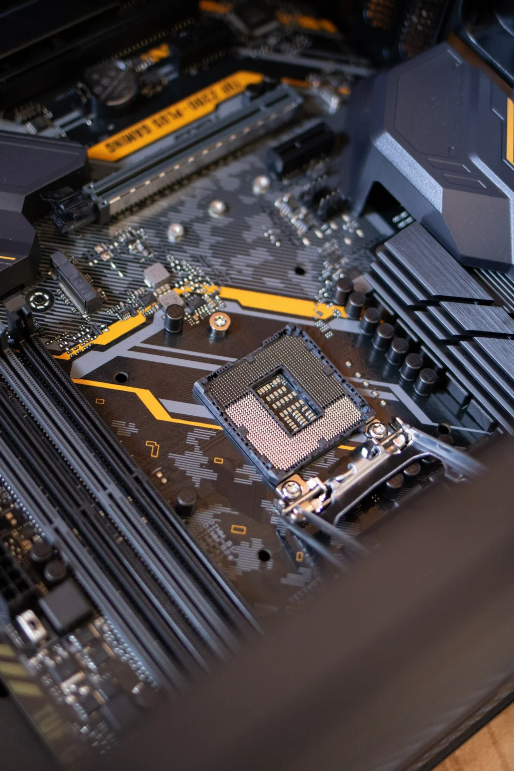 Electronic circuitry in close-up